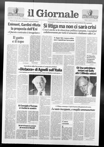 Il giornale : quotidiano del mattino